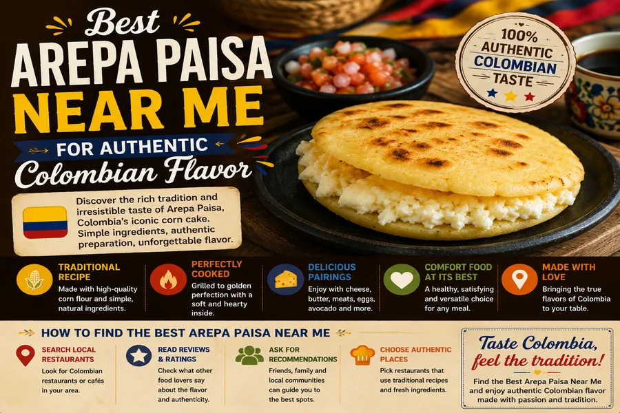 Best Arepa Paisa Near Me for Authentic Colombian Flavor Best Arepa Paisa Near Me